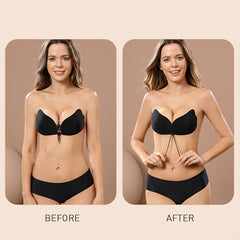 Lace-Up Self-Adhesive Bra Breast Cover