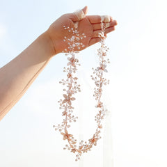 Rhinestone Flower Bridal Belt Crystal Bride Sash Wedding Party Accessory