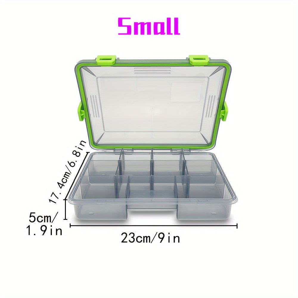 1pc Single Layer Parts Box Plastic Household Screw Box