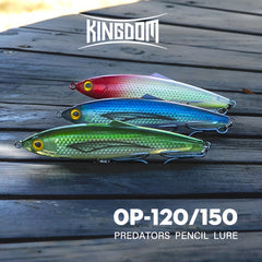 Kingdom Glow Coated Trolling Tuna Fishing Lures 120/150mm