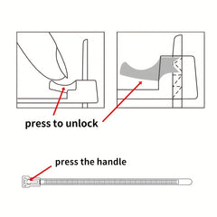 Adjustable Anti Fall Furniture Fixing Device for Baby Safety