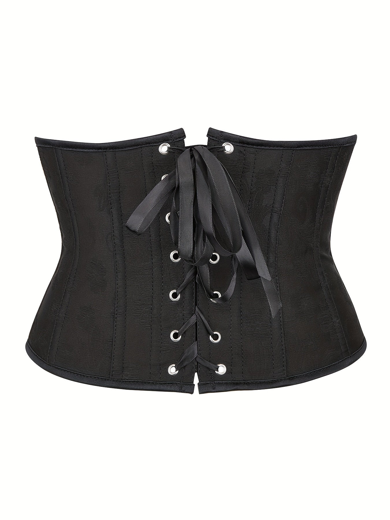 Strapless Corset Bustier Lace Up Body Shaper Women's Lingerie