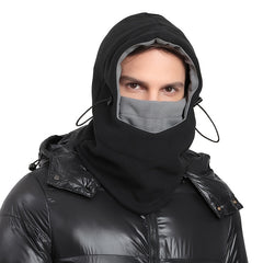 Winter Warm Balaclava Fleece Ski Hat Unisex Hooded With Mask