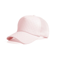 Solid Mesh Baseball Cap Embossed Trucker Hat Sunscreen Adjustable