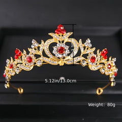 Rhinestone Queen Tiara for Women Princess Crown Birthday Tiara Headbands