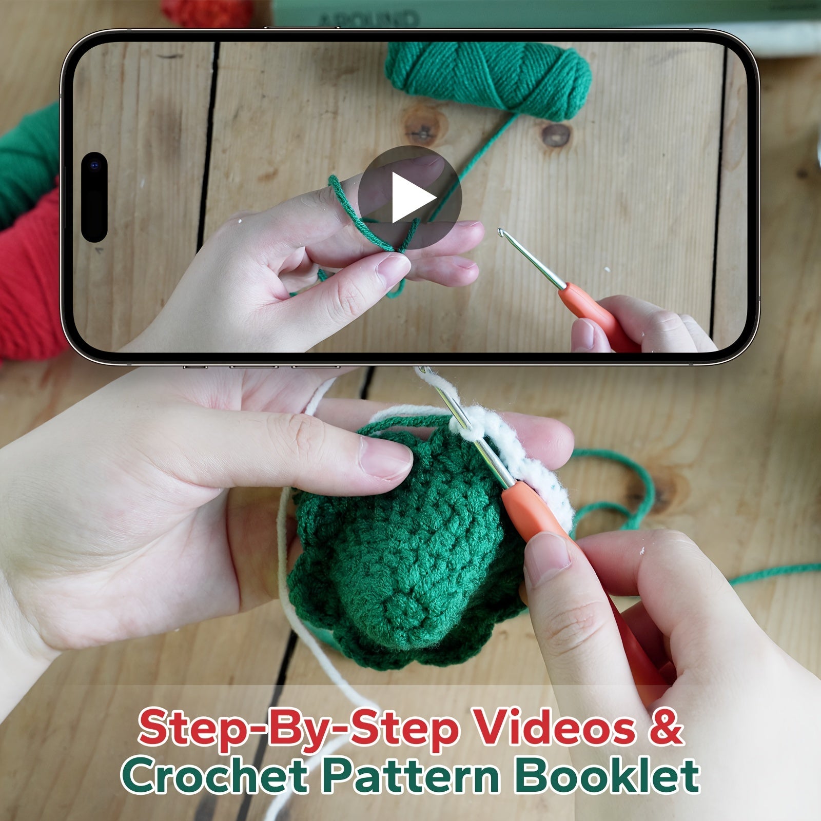 Crochet Kit For Beginners with Step By Step Tutorials