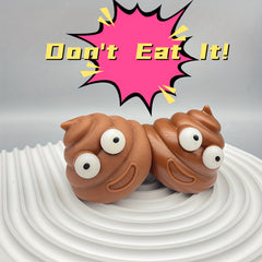 2pcs Poo Toy Halloween Sticky Squeeze Funny Prank Suitable For All Occasions