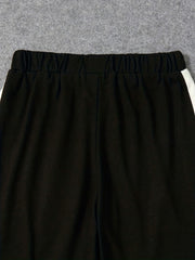 Stripe Print Boys Comfortable Shorts Quick Drying Outdoor Summer