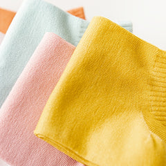10 Pairs Women's Candy Cotton Ankle Socks Boat Socks Low Cut Ankle Cotton Sock