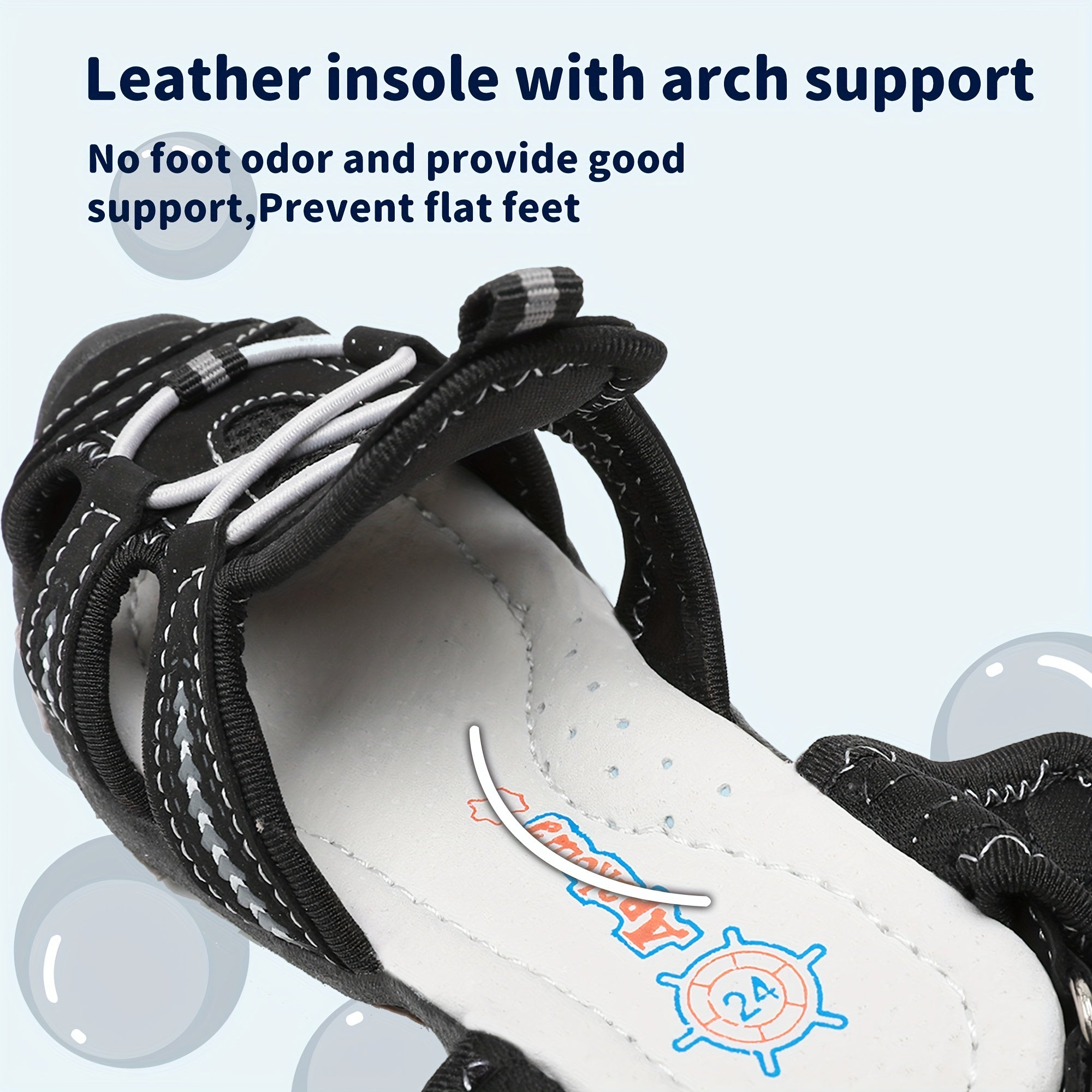Kids Soft Sole Closed Toe Beach Sandals