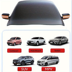 Winter Car Windshield Snow Cover - Magnetic Thick Oxford Cloth