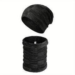 Winter Knitted Hat With Warmer for Fishing Skiing
