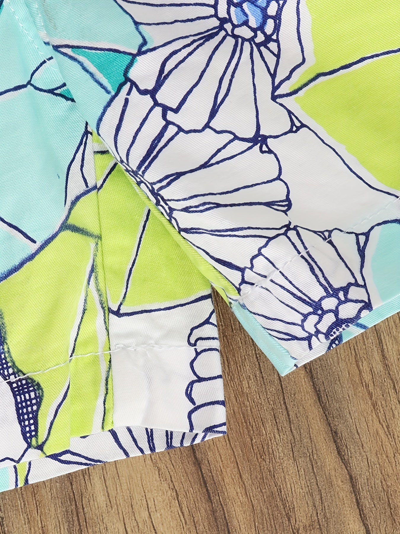 Baby Boys Flowers Pattern Shorts for Summer