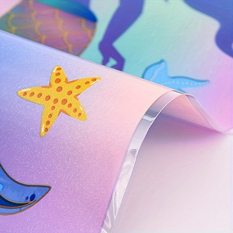 50pcs Mermaid Party Candy Gift Bags Biscuit Packing Bag
