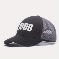 1886 Block Mesh Hat Trucker Baseball Cap