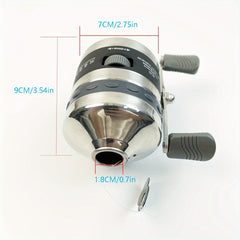 Stainless Steel Fishing Reel With Wrist Strap