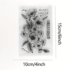 Poppy Hawthorn Stamp & Cutting Dies Set for DIY Scrapbooking