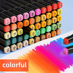 Artist Marker Set Dual Tip Sketching Art Markers