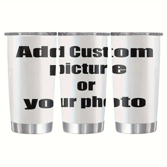 Custom Photo 20oz Stainless Steel Travel Mug - Halloween Hanukkah C