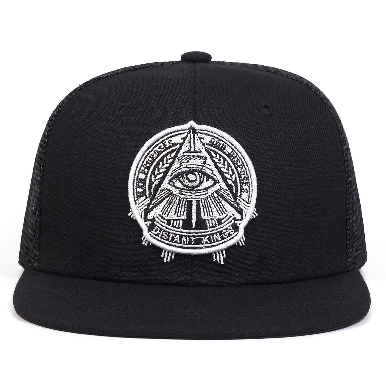 Embroidered God's Eye Men's Mesh Hat