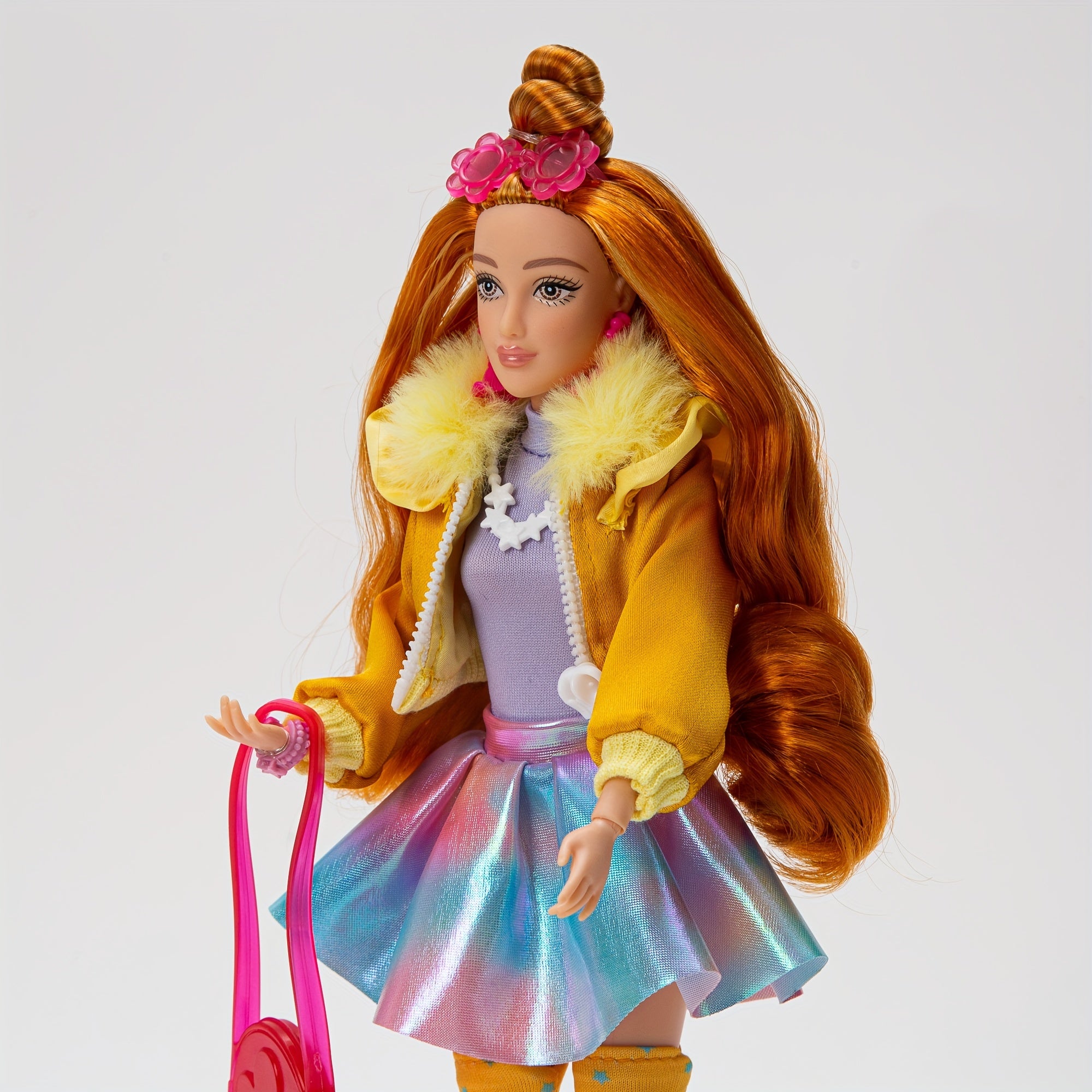 Christmas Doll & Pet Set Gift for Holidays