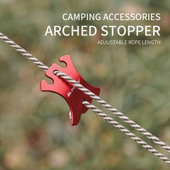 Aluminum Rope Fixing Buckles for Camping and Outdoor Adventures
