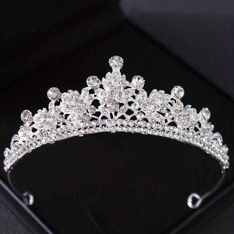 Girls Crown Headband Hair Accessories for Birthday Party Gift