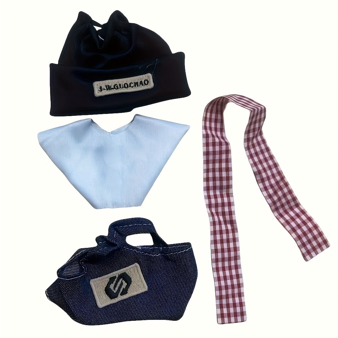 Labubu Doll Clothes Set with Accessories - Exclusive Outfit for 6-9 inch Dolls