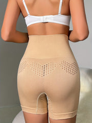 Heart Pattern Shaping Shorts High Waist Tummy Control Women's Underwear
