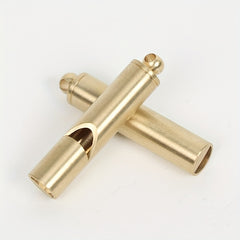 2pcs Stainless Steel Survival Whistles Outdoors Emergency Tool