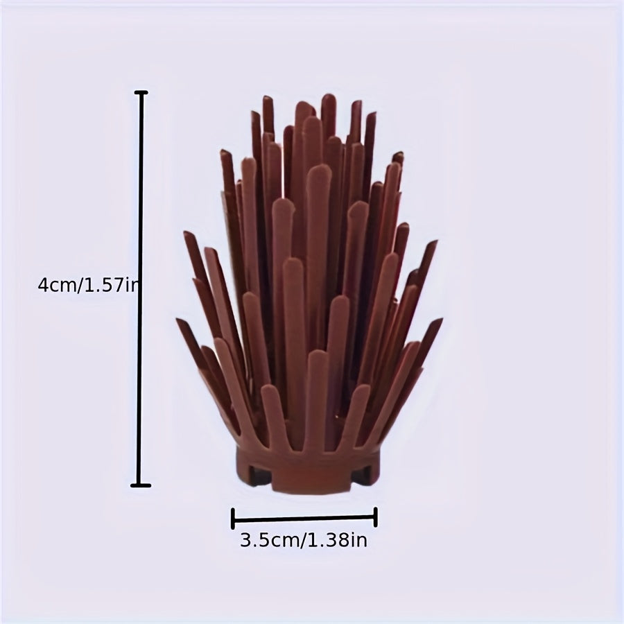 5pcs Farm Grass Shrub Garden Set with Fence for Ages 6 8