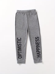 Kids Girls Leggings Contrast Binding Tights Pants For Sports Casual 4-7 Years