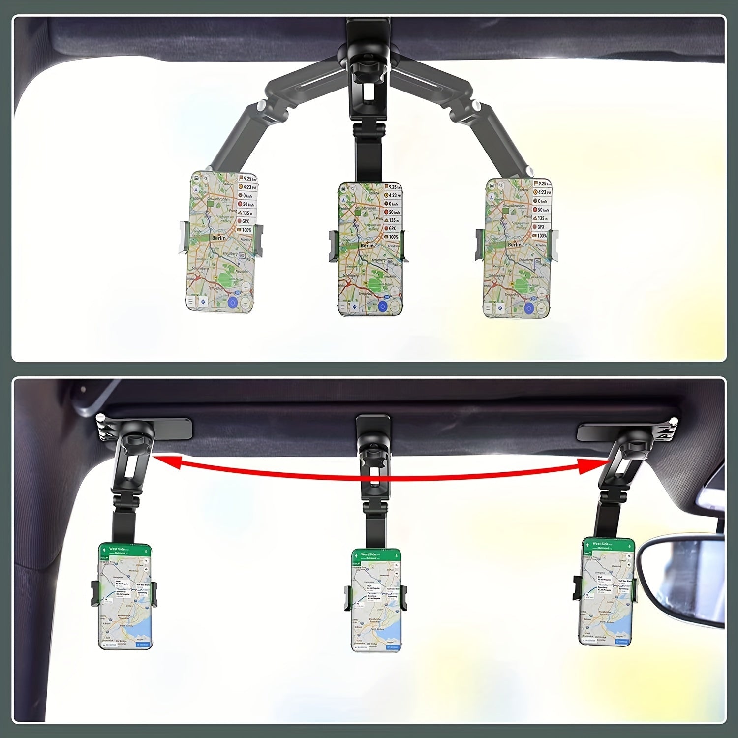 Car Mobile Phone Navigation Support Frame