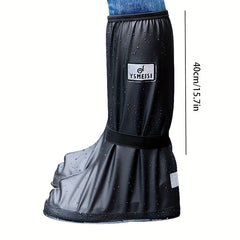Non Slip Rain Boots Shoe Covers Durable Thick High Shoe Covers For Rain And Snow