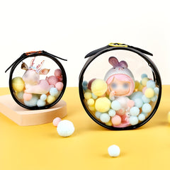 Dustproof Display Case for Blind Boxes Mini Figures Dolls Random Buckle