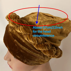 Velvet Braided Turban Cap Head Wrap Elastic Bonnet Chemo Hats