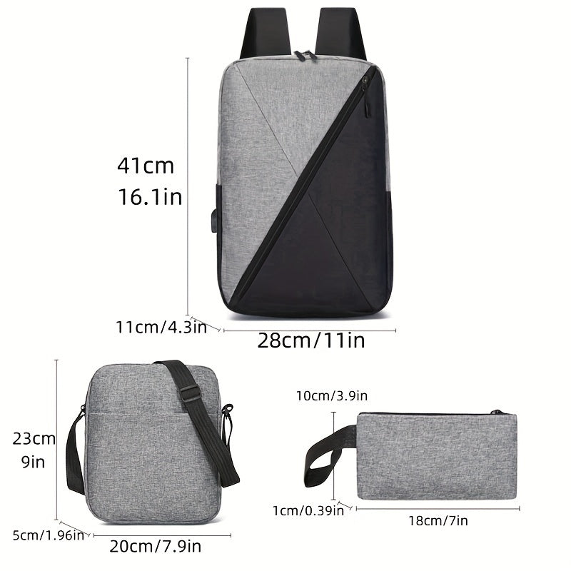 Set of 3 Fashion Computer Backpacks