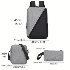 Set of 3 Fashion Computer Backpacks