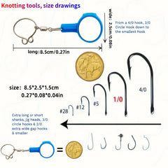 Fishing Gadgets Knotting Tool for Outdoor Fishing Supplies