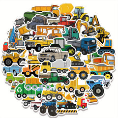 50pcs Truck Graffiti Fun Stickers for Urban Street Art Enthusiasts