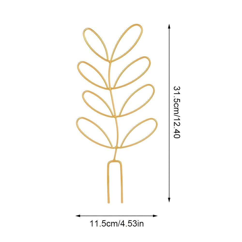 Leaf Shape Plant Trellis Bracket for Climbing Support