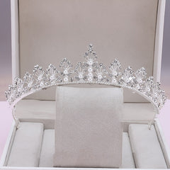Girls Princess Crystal Tiara Crown Rhinestone Crown for Party Wedding