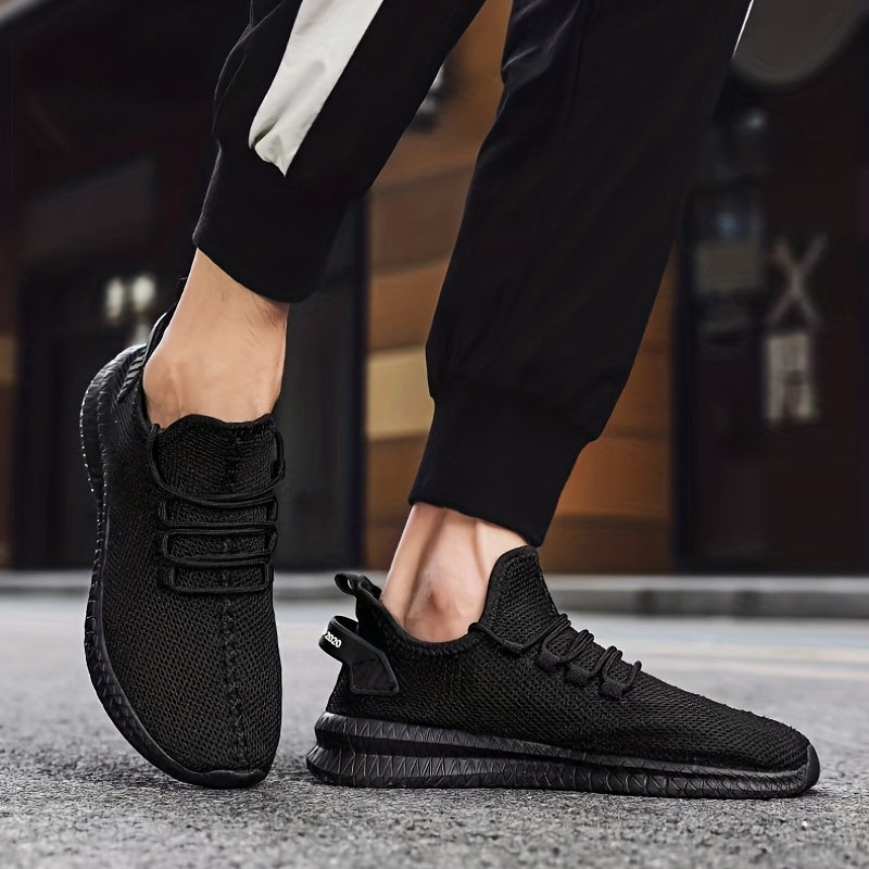 Men's Slip on Sneakers With Shoelaces