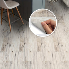 Classic Wood Grain Printed Floor Stickers - Waterproof & Wear resistant