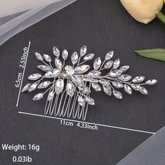 Crystal Wedding Hair Comb Bridal Jewelry Headdress Accessories