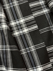 Plaid Print Mini Skirts Casual Ruched Comfy Daily Skirts