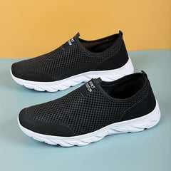 Men's Breathable Mesh Walking Shoes Slip On Sneakers