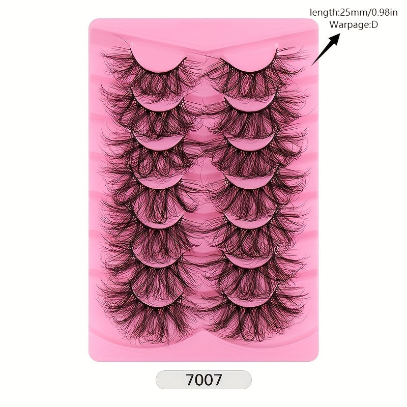 Mixed Style Thick False Eyelashes for Cosplay Makeup