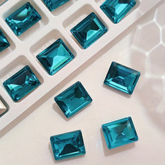 10pcs Colorful Crystal Glass Rhinestone Nail Art Accessories