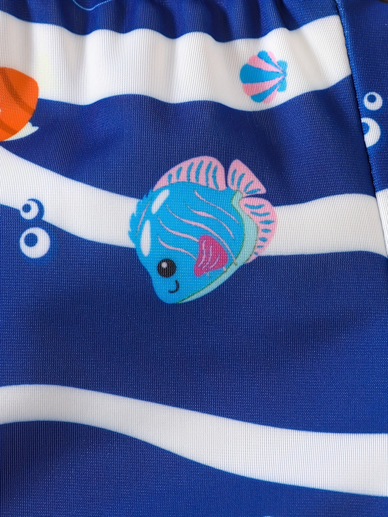 Boys Shark & Fish Swim Trunks & Tops Set for Vacation